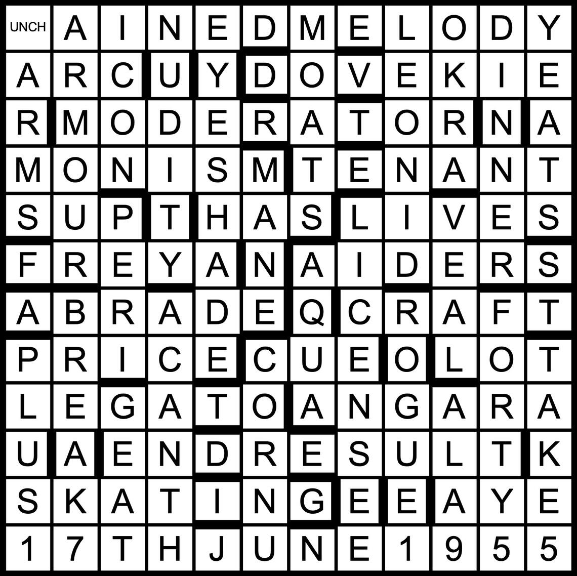 Unch issue 1: 'Unch #1' by Cranberry